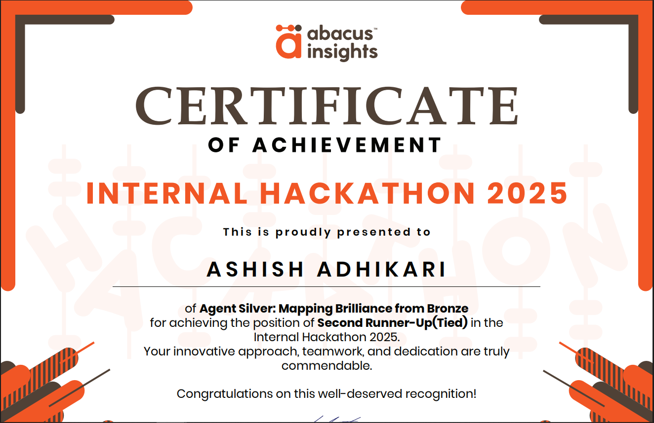 Abacus Hackathon Winner 2025