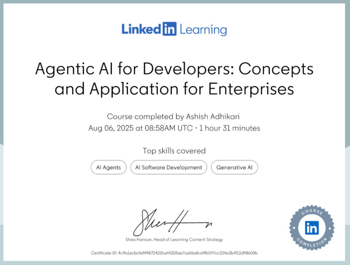 LinkedIn: Agentic AI for Developers